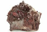 Natural, Red Quartz Crystal Cluster - Morocco #232865-1